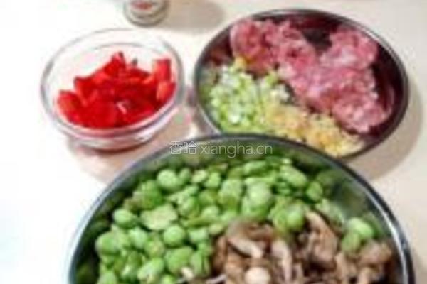 鸡腿菇炒芽豆的做法图解1