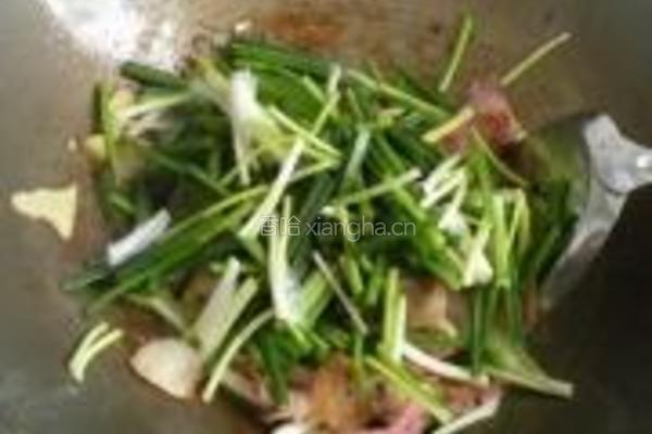 腊肉炒藠头的做法图解8