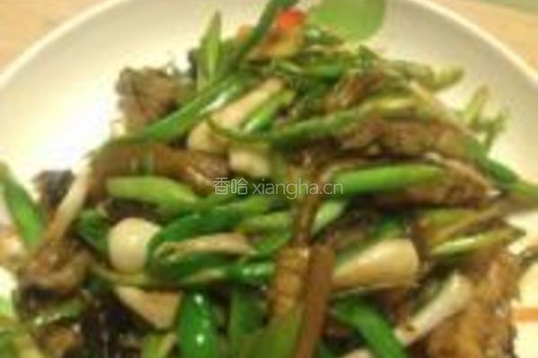 鳝鱼炒蒜苗的做法图解8