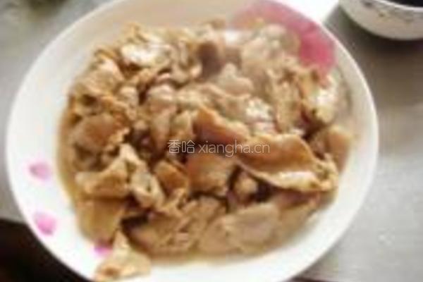 蒜爆羊肉的做法图解8