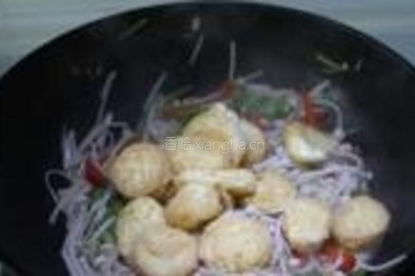 金针菇烧玉子豆腐的做法图解8