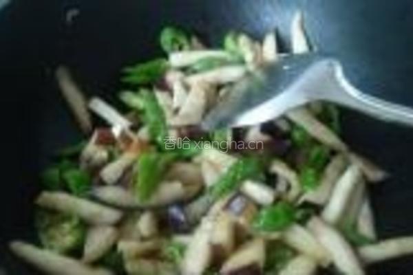 小炒茄辣西的做法图解6