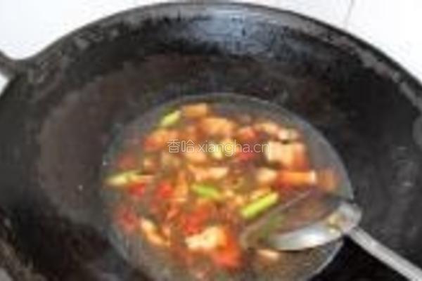 茶树菇红烧肉的做法图解6