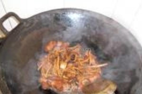 茶树菇红烧肉的做法图解8