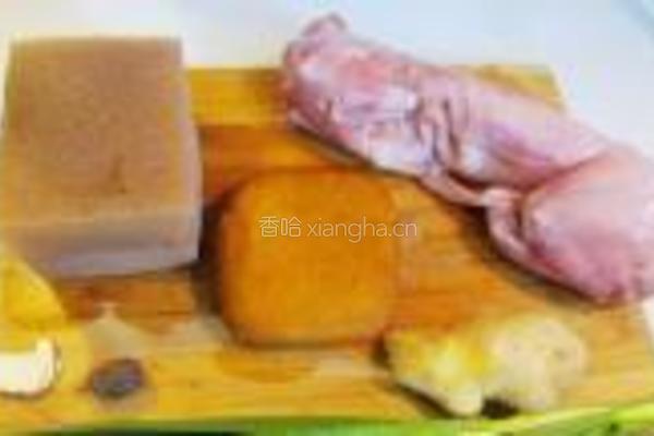 三杯豆干兔的做法图解1