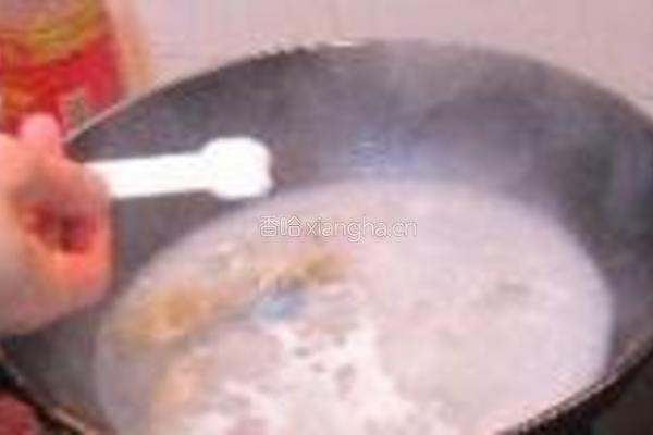 上汤茼蒿蚝仔的做法图解4