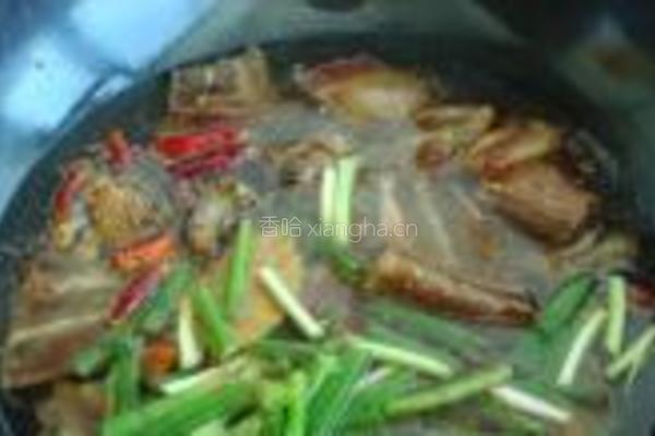 四季豆烧腊肉的做法图解7