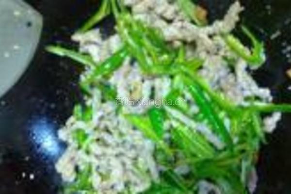青椒肉丝的做法图解7