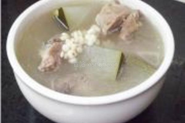 冬瓜薏米猪骨汤的做法图解6