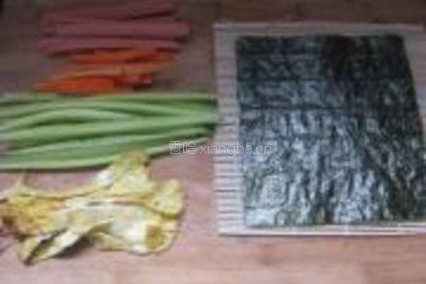 紫菜包饭的做法图解1