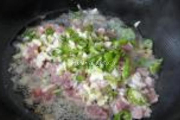 野笋肉末炸酱的做法图解7