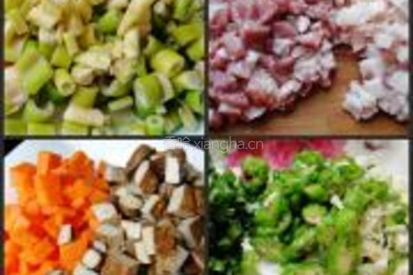 野笋肉末炸酱的做法图解1