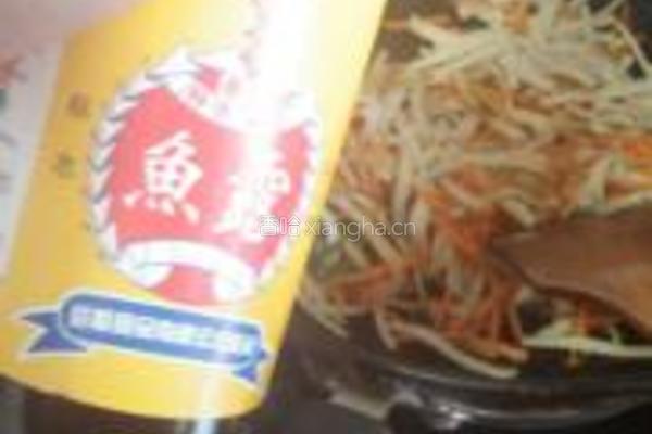虾仁炒三素的做法图解12