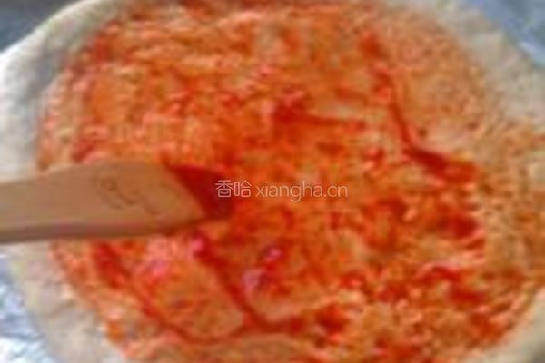 香肠香干披萨的做法图解11