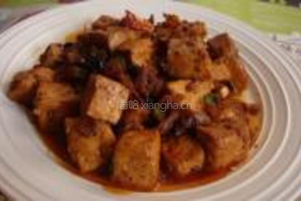 豆豉鲮鱼烧豆腐的做法图解9