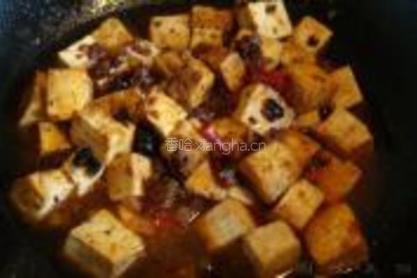 豆豉鲮鱼烧豆腐的做法图解7