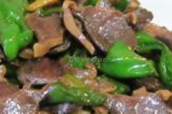 青椒炒鸭肫的做法图解8