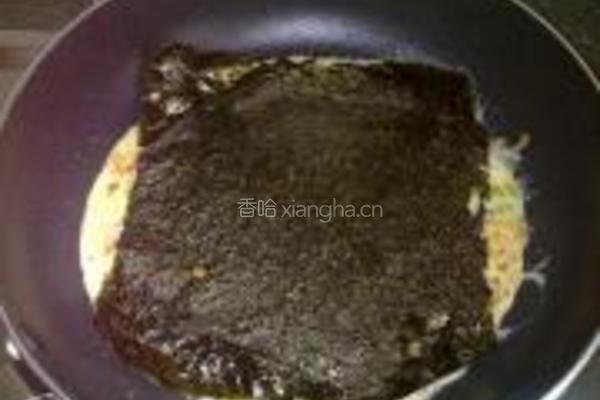 蛋皮猪肉海苔卷的做法图解5