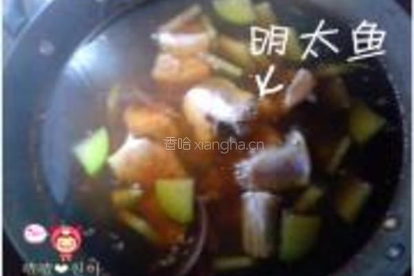 韩式辣明太鱼汤的做法图解13