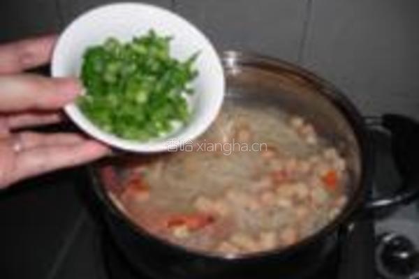 豆腐粒鲜虾汤面的做法图解13