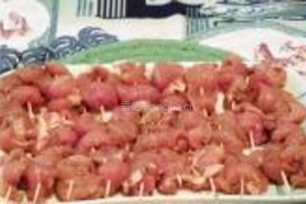 牙签鸡肉串的做法图解3