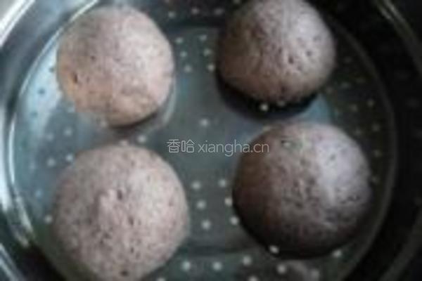 燕麦黑米大馒头的做法图解9