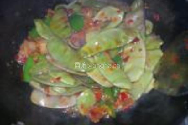 五花肉炒扁豆的做法图解7