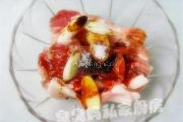 粉蒸肉的做法图解2