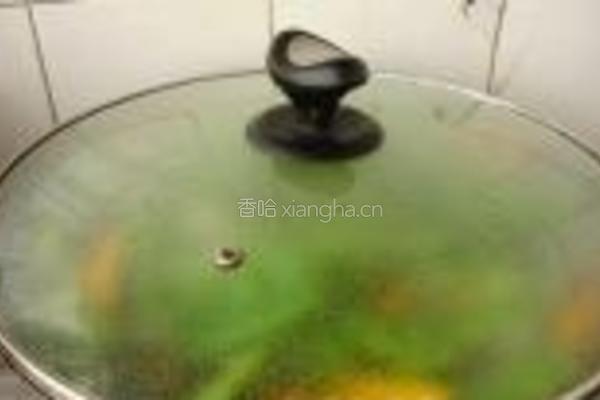 倭瓜炖扁豆的做法图解14