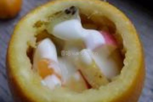 香橙酸奶水果盏的做法图解8