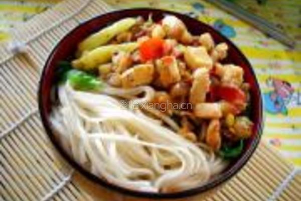 酸菜酱鱼丁面的做法图解13