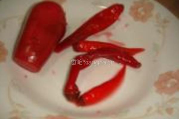 酸辣肥肠的做法图解4