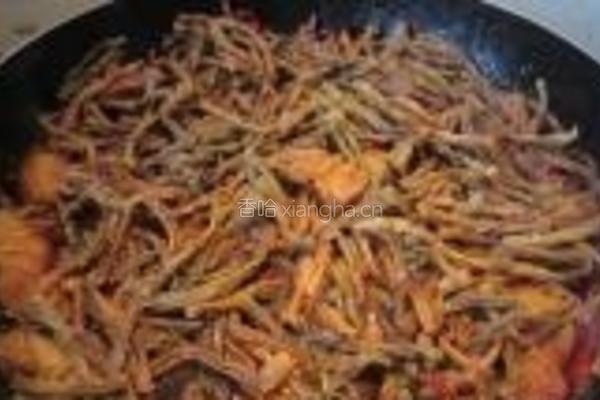 干豆角烧肉的做法图解12