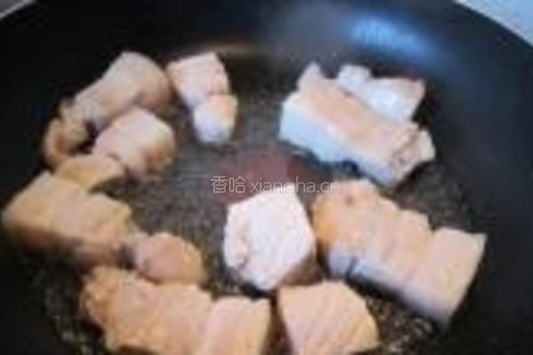 干豆角烧肉的做法图解7
