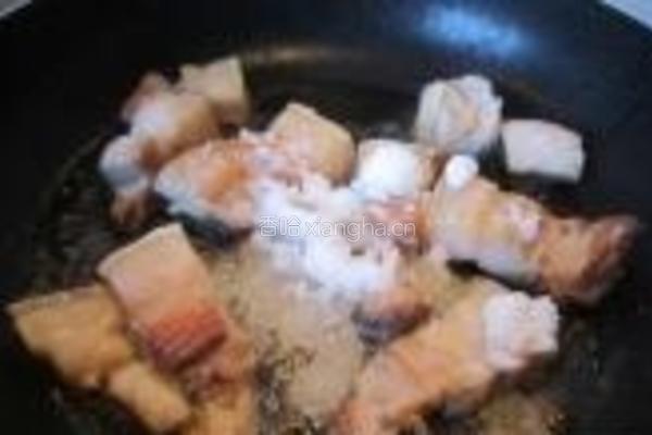 干豆角烧肉的做法图解8