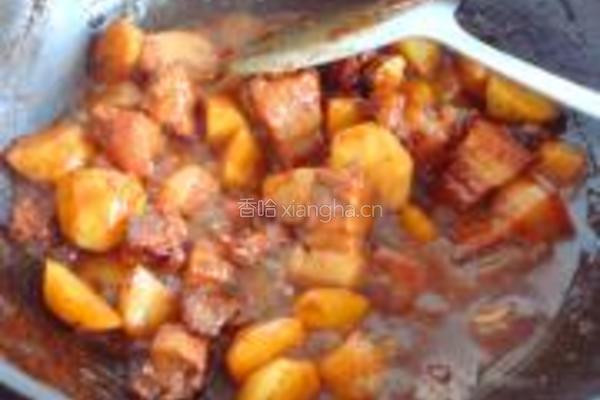 土豆红烧肉的做法图解5