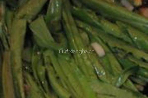 素炒油麦菜的做法图解5