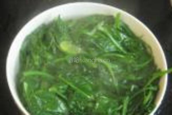 蒜泥凉拌豌豆苗的做法图解4