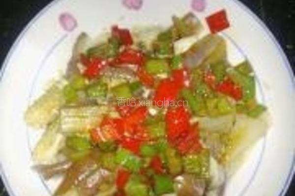 青红椒拌茄子的做法图解10