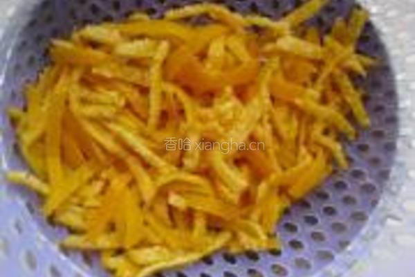 糖炒橘皮的做法图解3