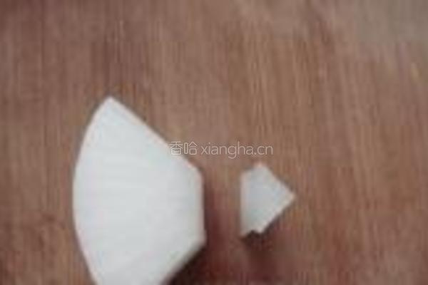 爽脆萝卜扇的做法图解2