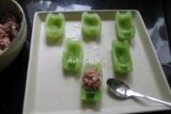 莴笋酿肉胶的做法图解15