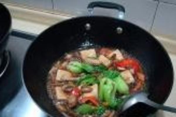 素烧杂菇嫩豆腐的做法图解7