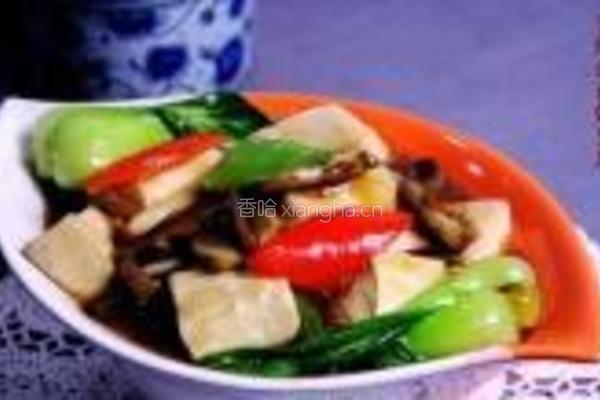 素烧杂菇嫩豆腐的做法图解9