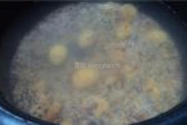 杂粮栗子粥的做法图解4