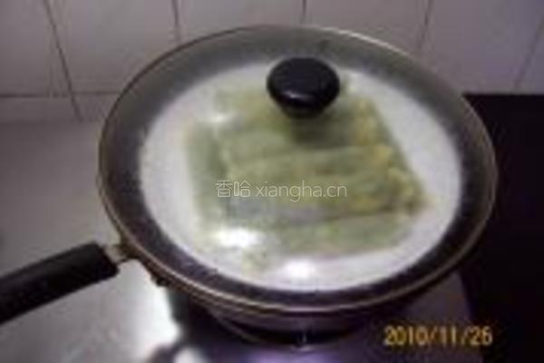 荠菜鲜肉百叶包的做法图解19