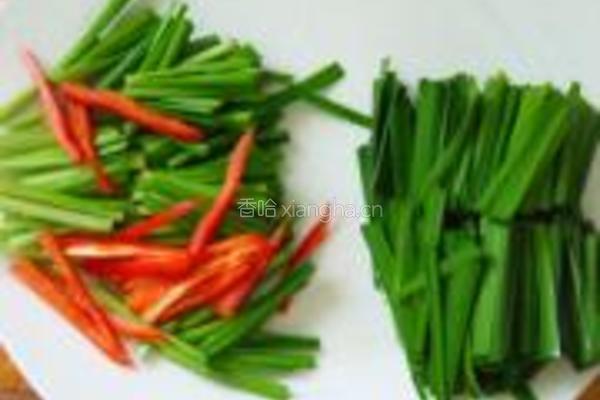 韭菜炒香干的做法图解3