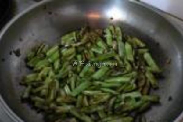 干煸肉末四季豆的做法图解10