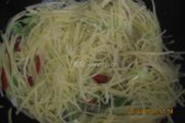 酸辣土豆丝的做法图解7