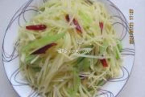 酸辣土豆丝的做法图解8